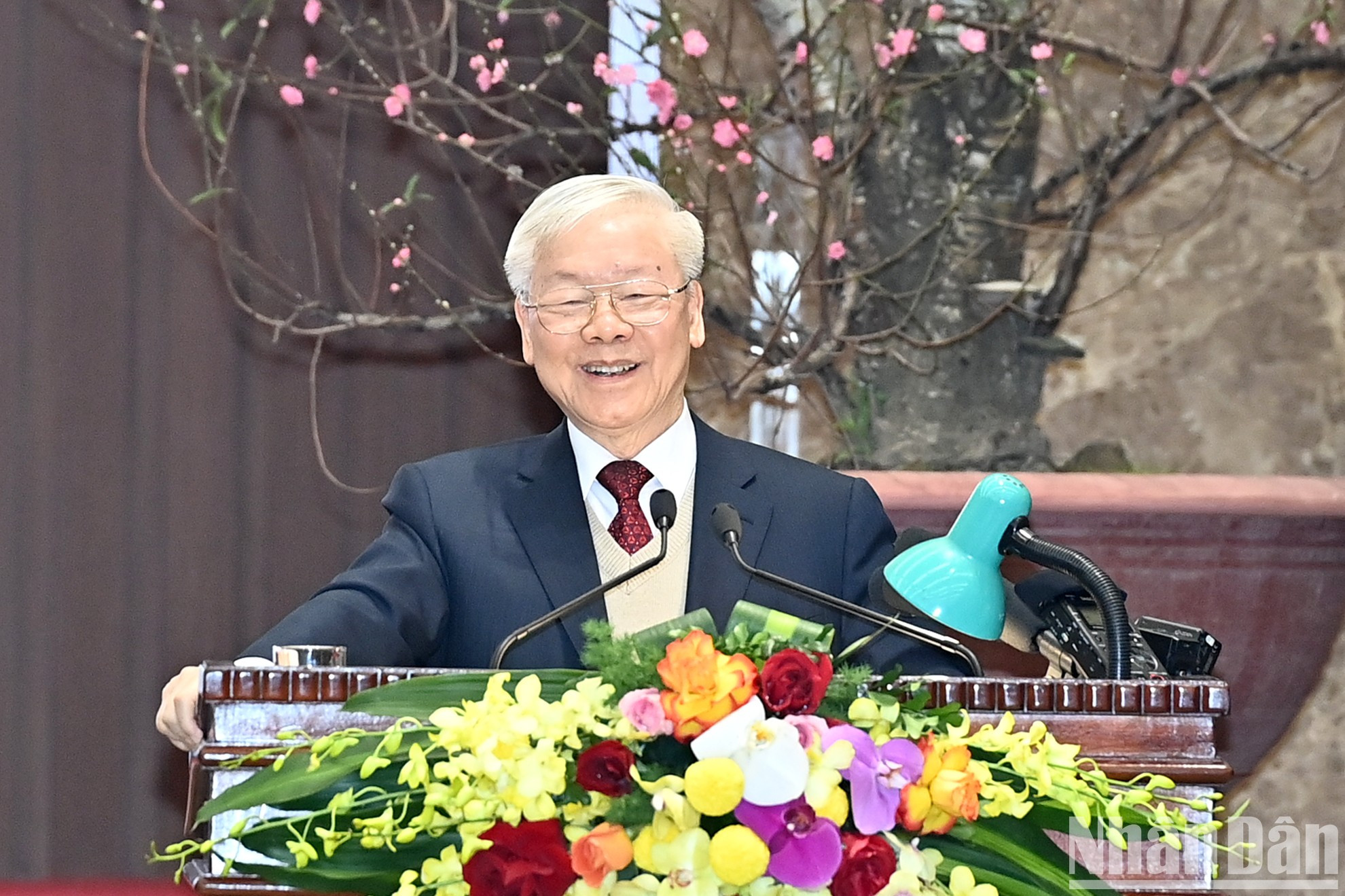 Phu Trong interviene en la cita. Phu Trong interviene en la cita.