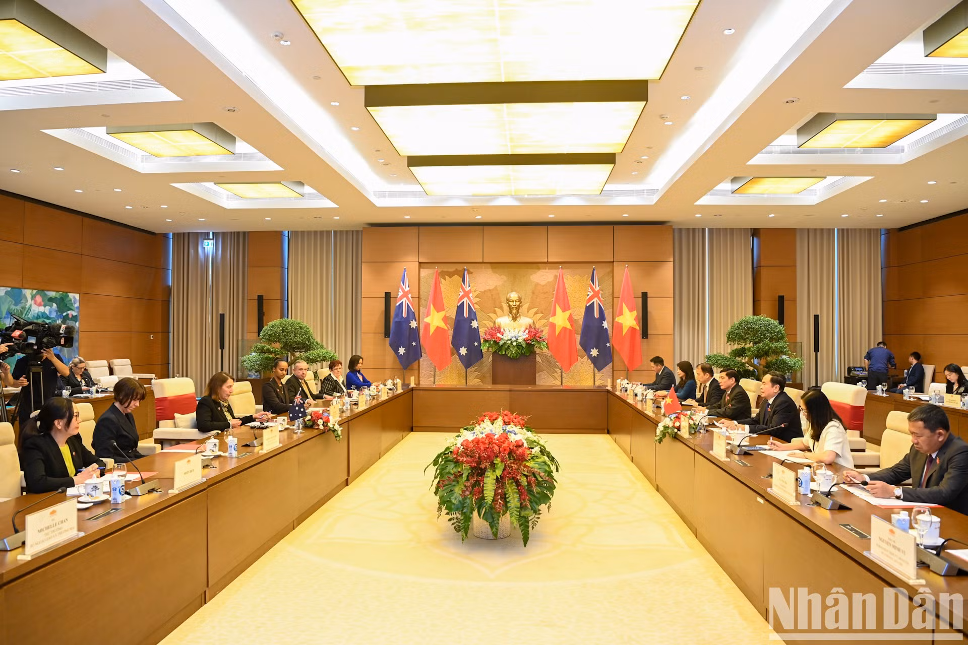 Vista de la reunión.