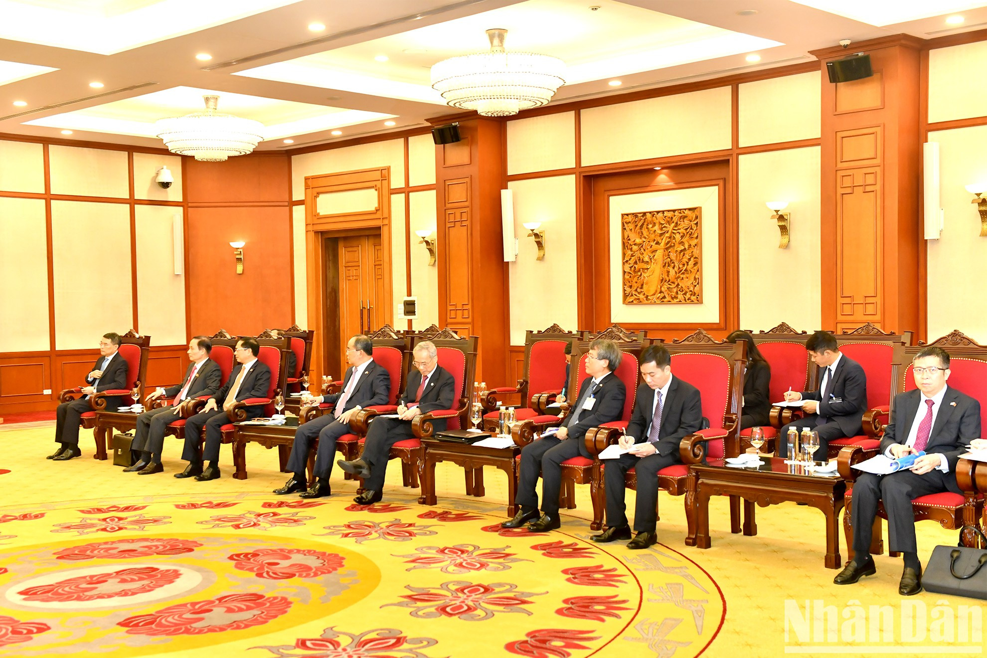 Delegados vietnamitas en el evento.