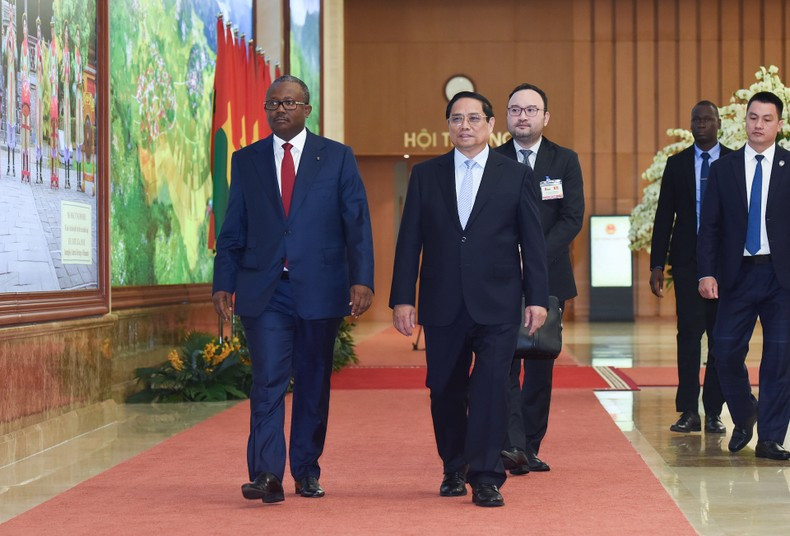 Ambos dirigentes en el evento. Ambos dirigentes en el evento.