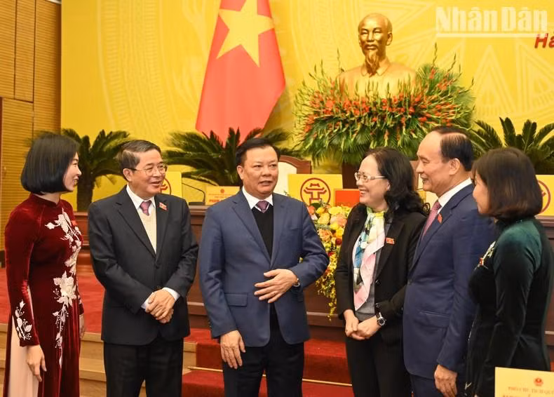 Los delegados en el evento.