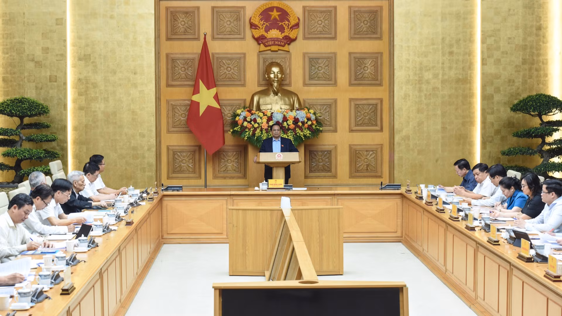 [Foto] Premier vietnamita se reúne con el Consejo Asesor de Políticas para debatir el desarrollo de economía privada