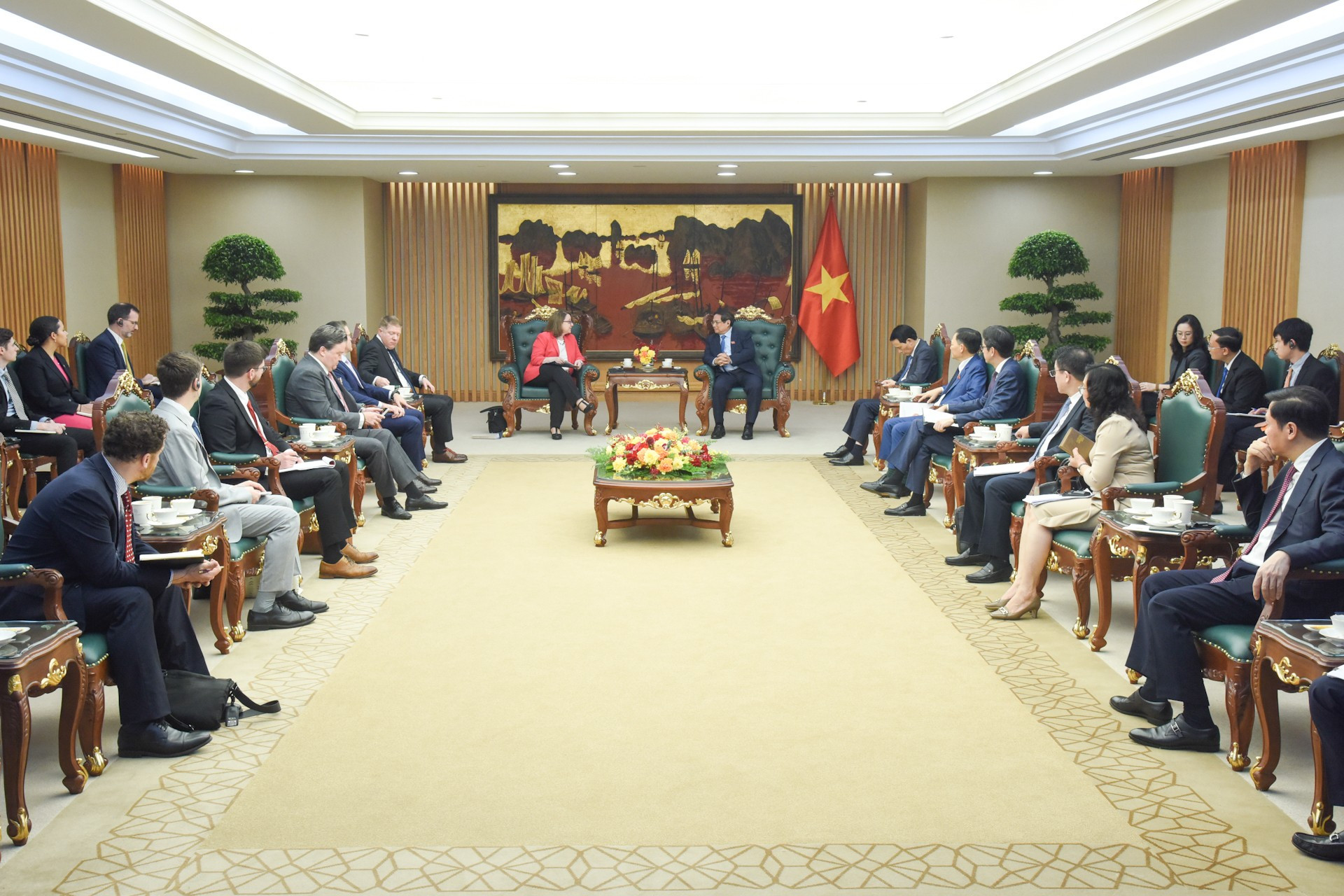 Vista de la reunión.