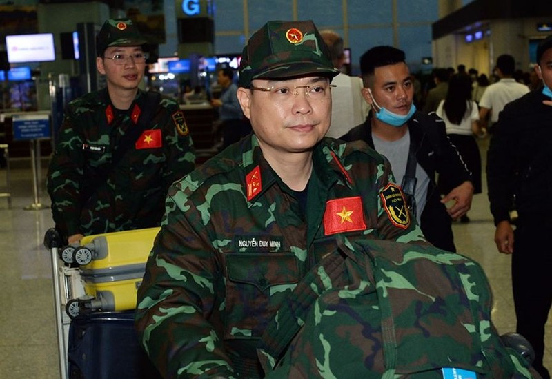 [Foto] Delegación del Ejército Popular de Vietnam antes de partir en misión a Turquía