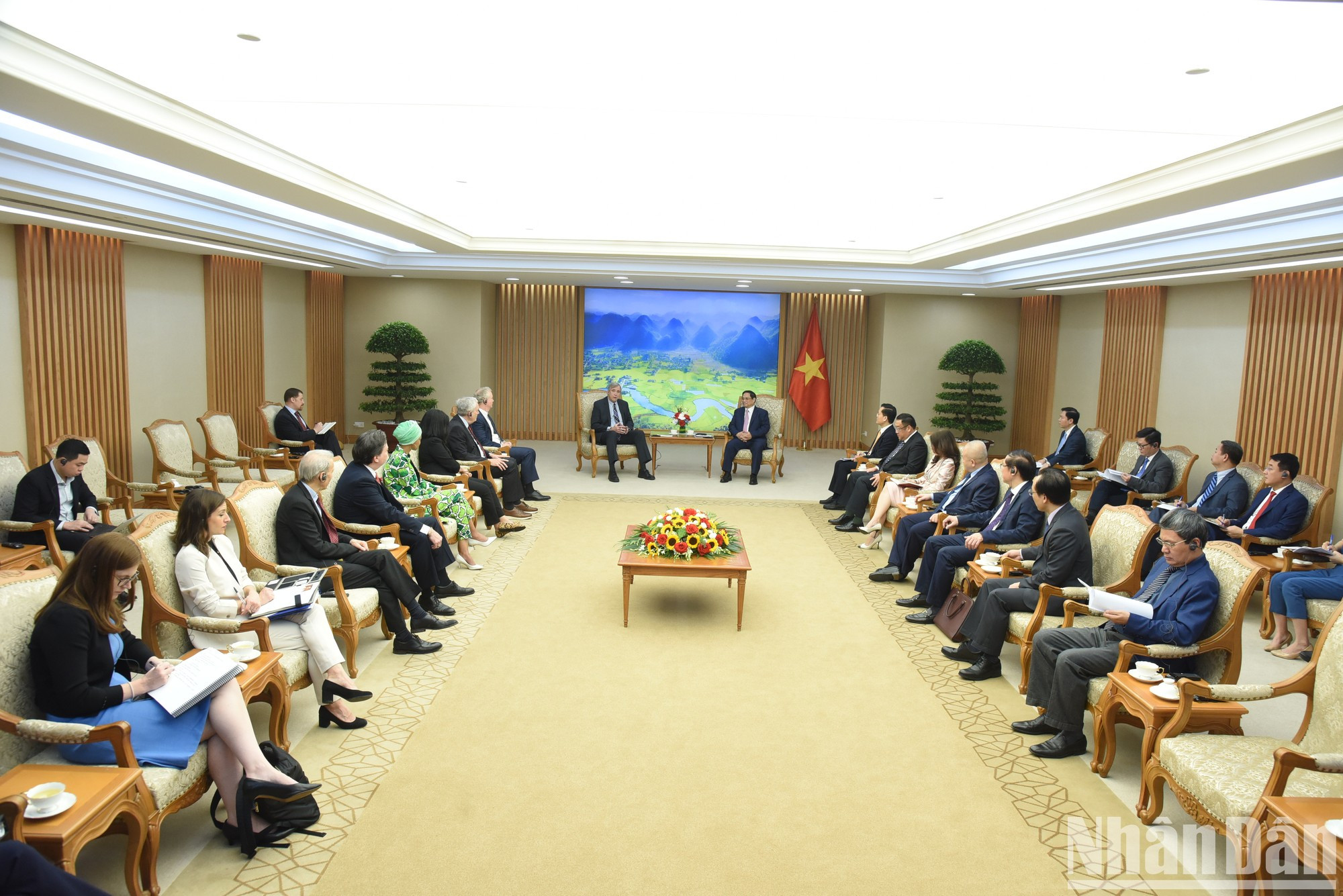 Vista de la reunión.