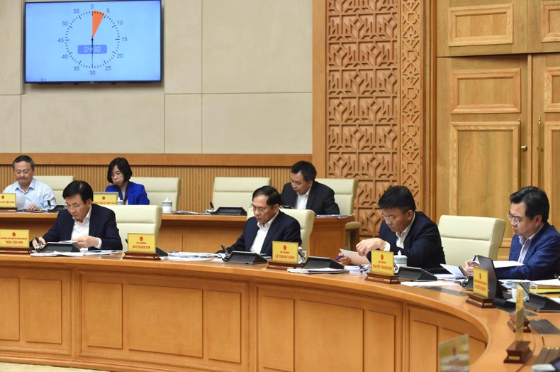 Los ministros en la cita.