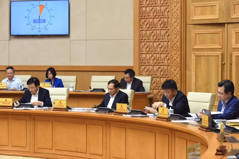 Los ministros en la cita.