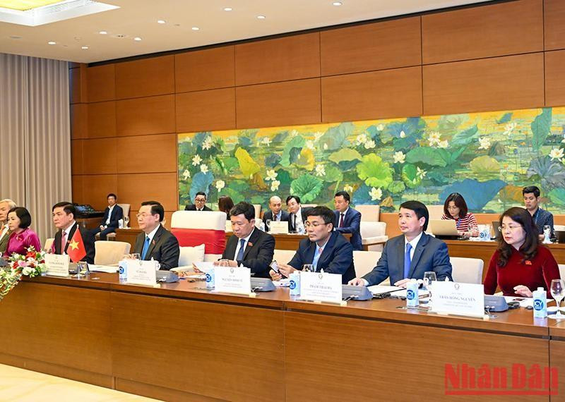 Los delegados vietnamitas en el evento. Los delegados vietnamitas en el evento.