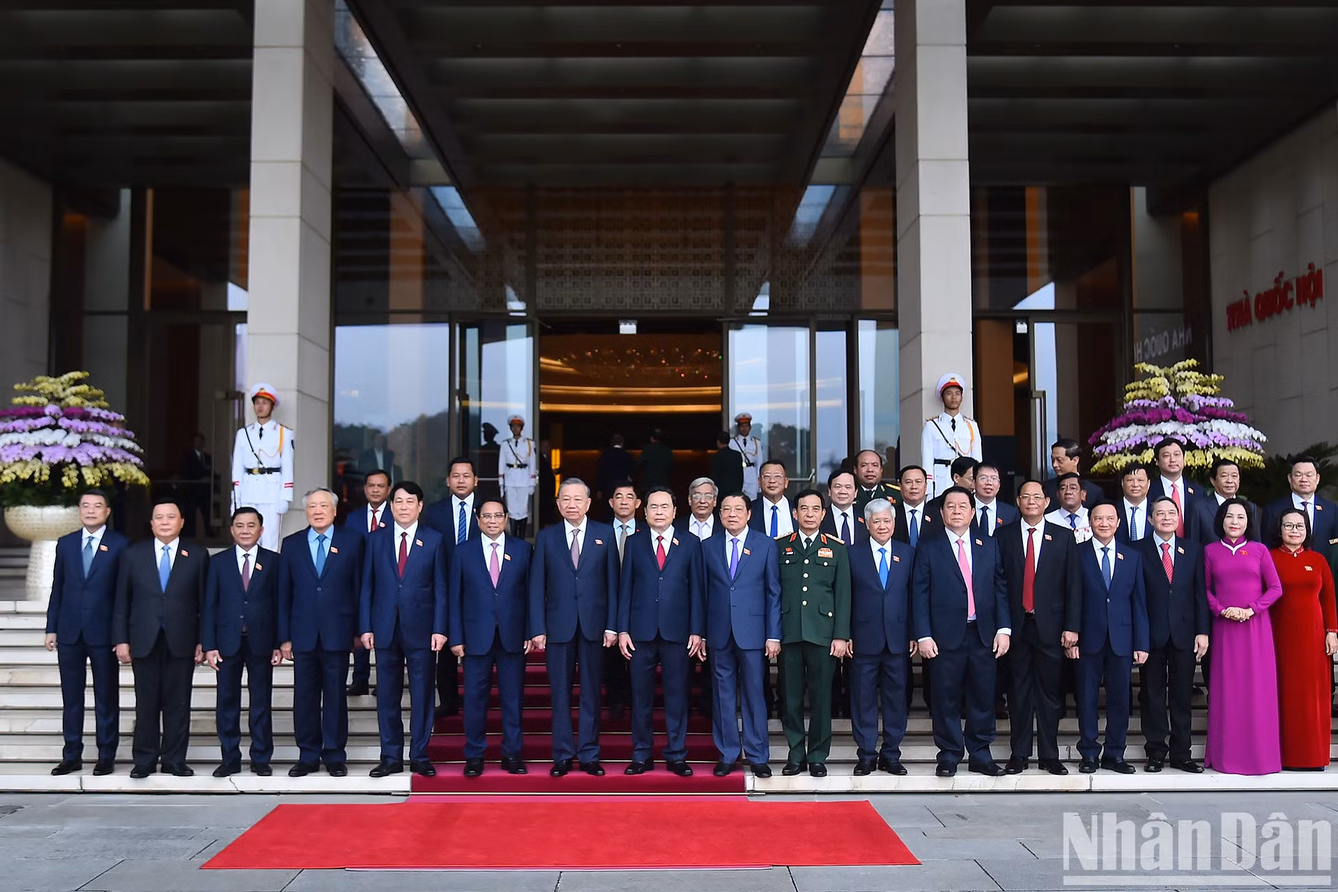 Los delegados en el evento.