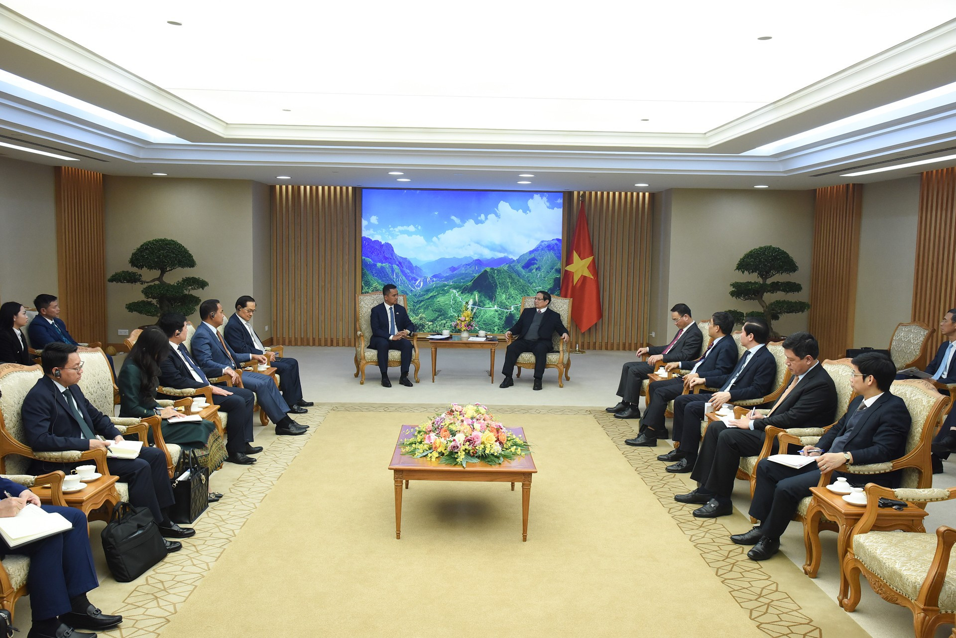 Vista del encuentro.