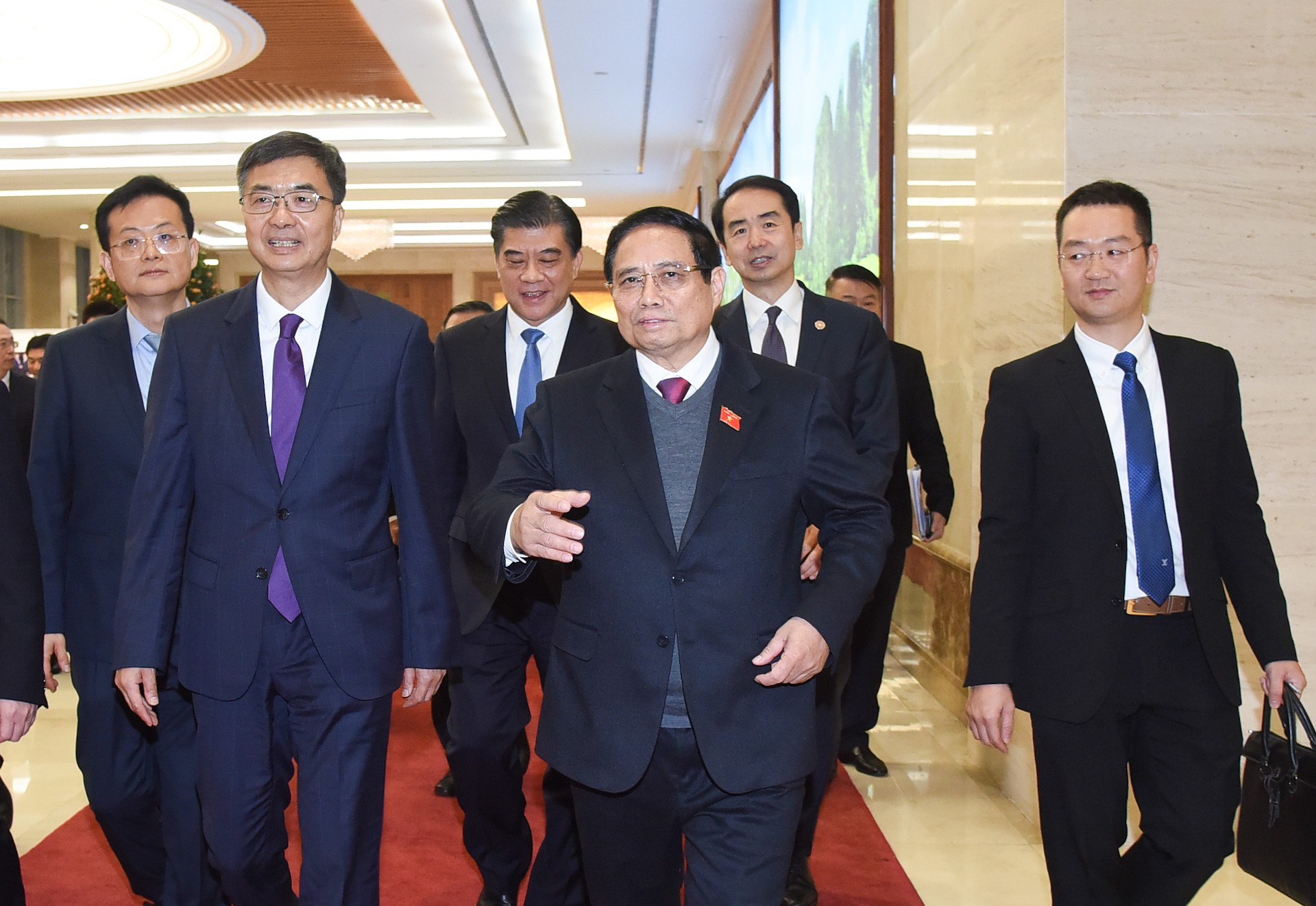 [Foto] Primer ministro de Vietnam recibe al secretario del Comité partidista en Guangxi ảnh 7