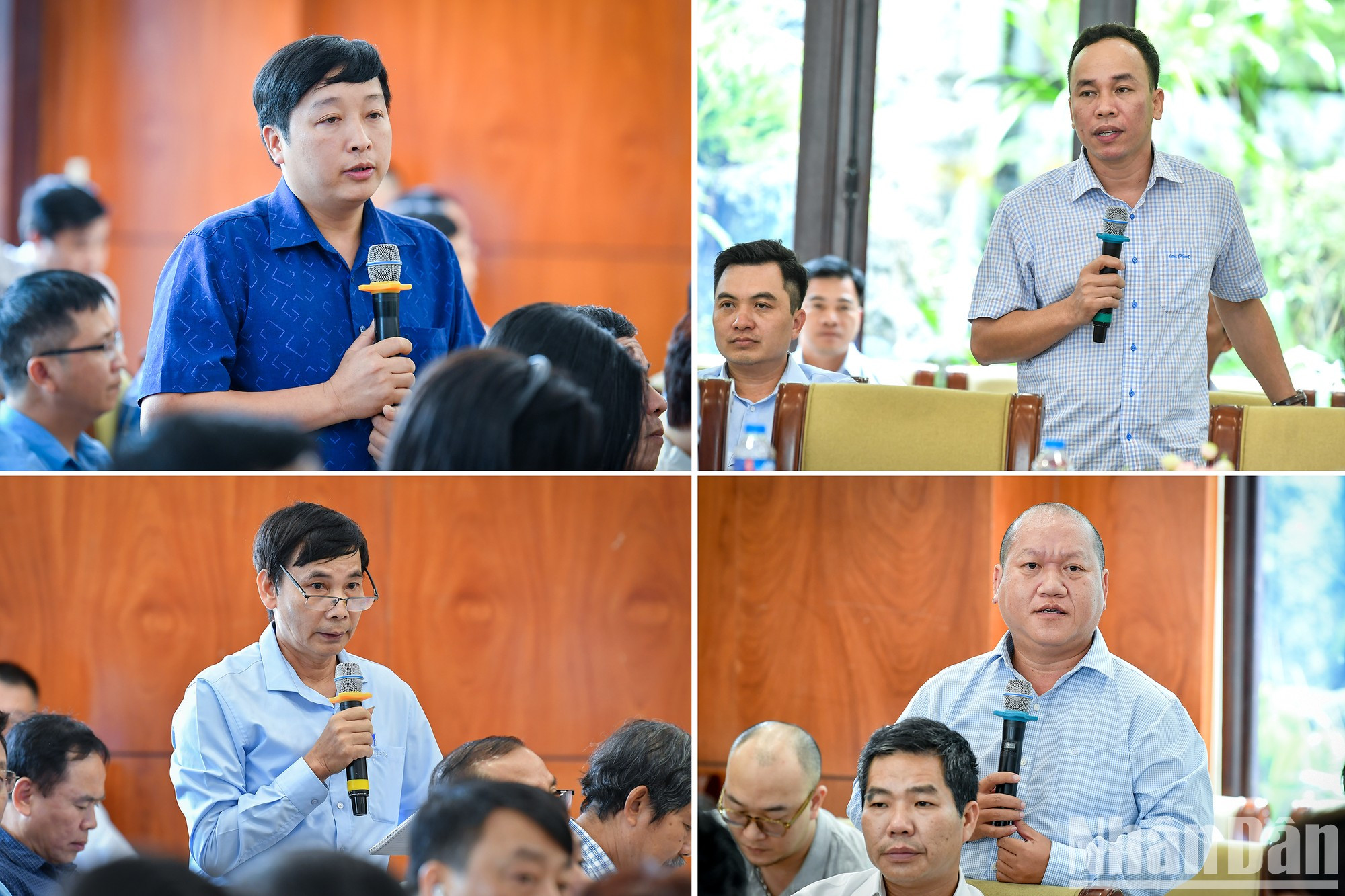 Corresponsales del periódico Nhan Dan expresan sus opiniones. Corresponsales del periódico Nhan Dan expresan sus opiniones.