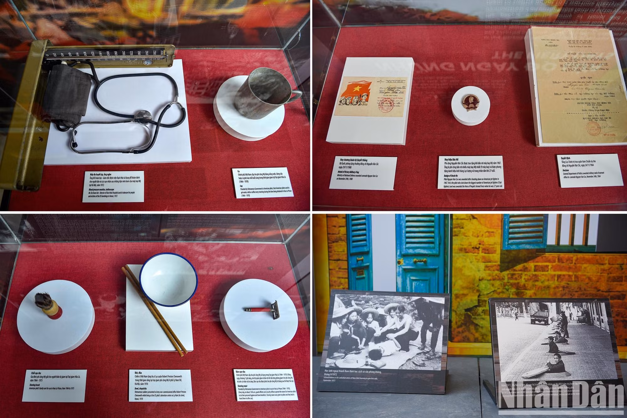 Objetos exhibidos en el evento.