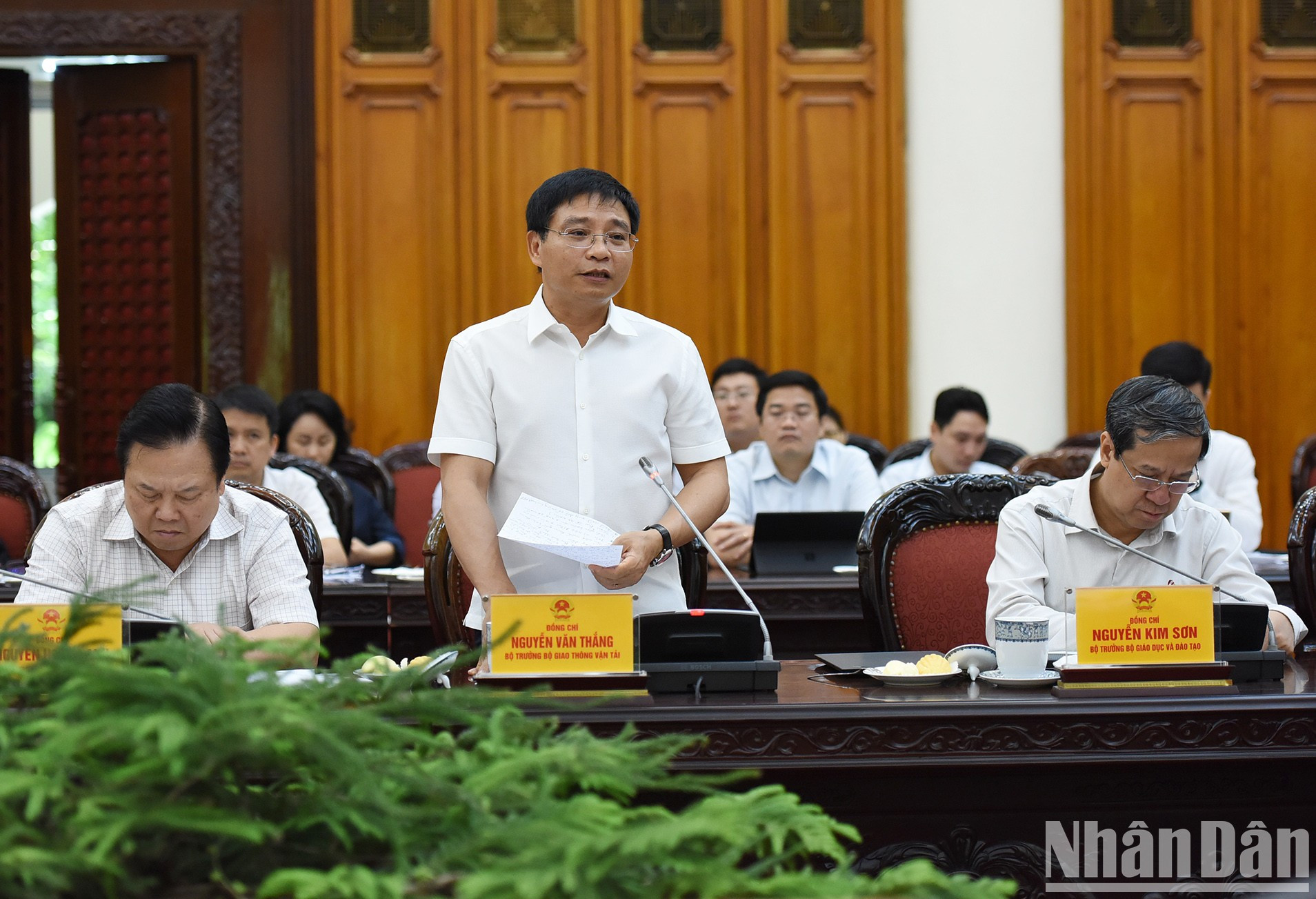 El ministro de Transportes, Nguyen Van Thang.