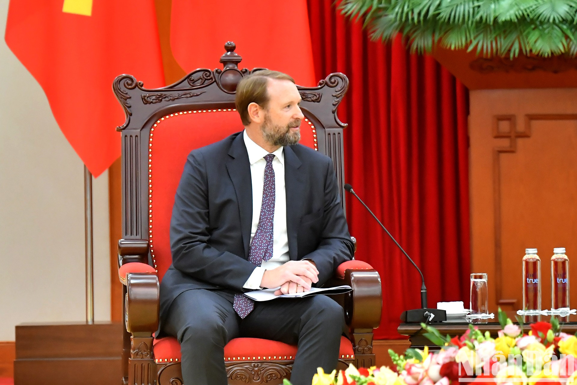 Nate Franklin habla en el encuentro. Nate Franklin habla en el encuentro.