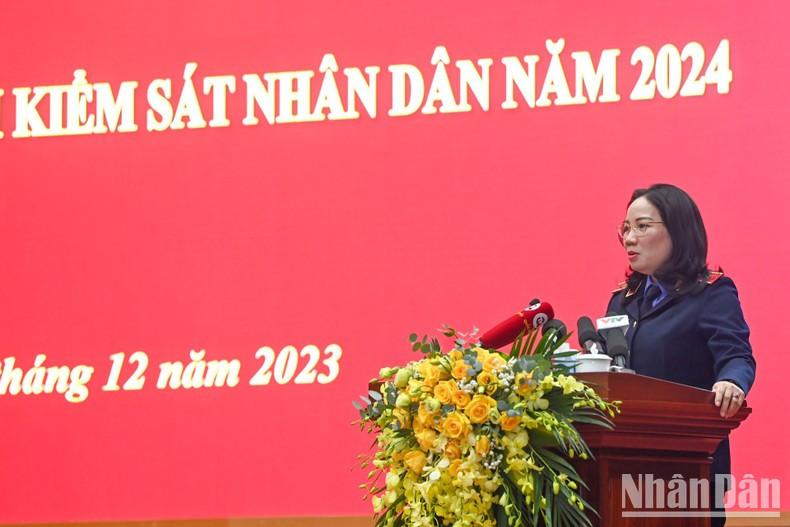 Hablan representantes de las entidades de la Fiscalía Popular Suprema de Vietnam. Hablan representantes de las entidades de la Fiscalía Popular Suprema de Vietnam.