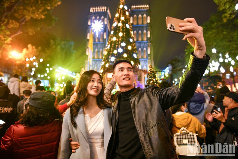 Una cálida noche de Navidad. Una cálida noche de Navidad.