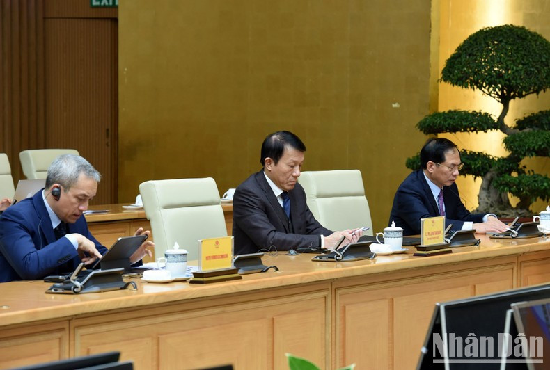 Delegados vietnamitas asistentes al evento.