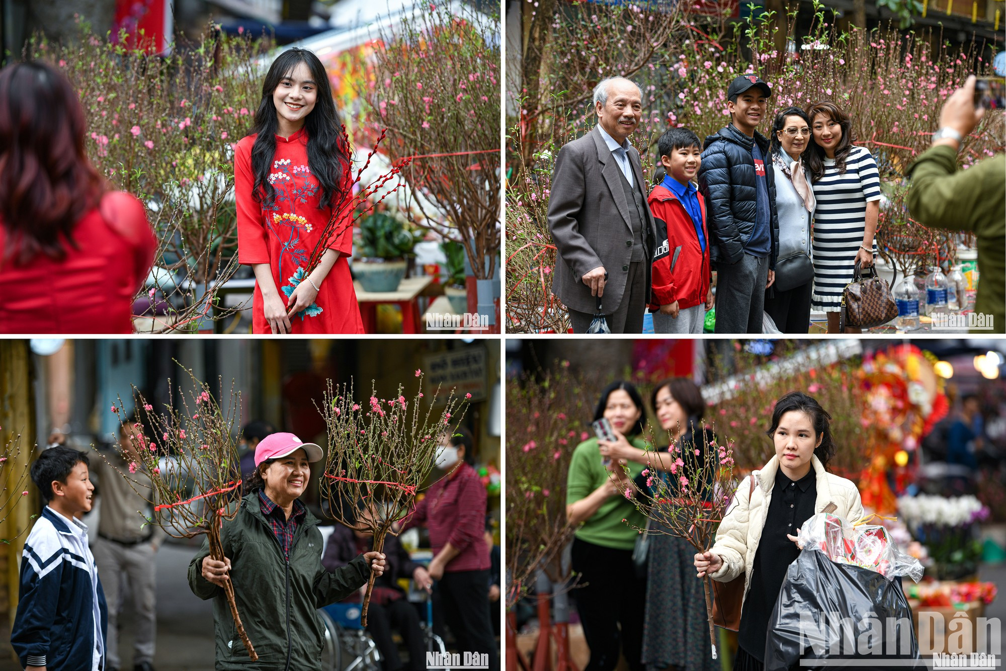 Quizás no haya un mercado de flores en Hanói que posee la belleza del tiempo como el en Hang Luoc.