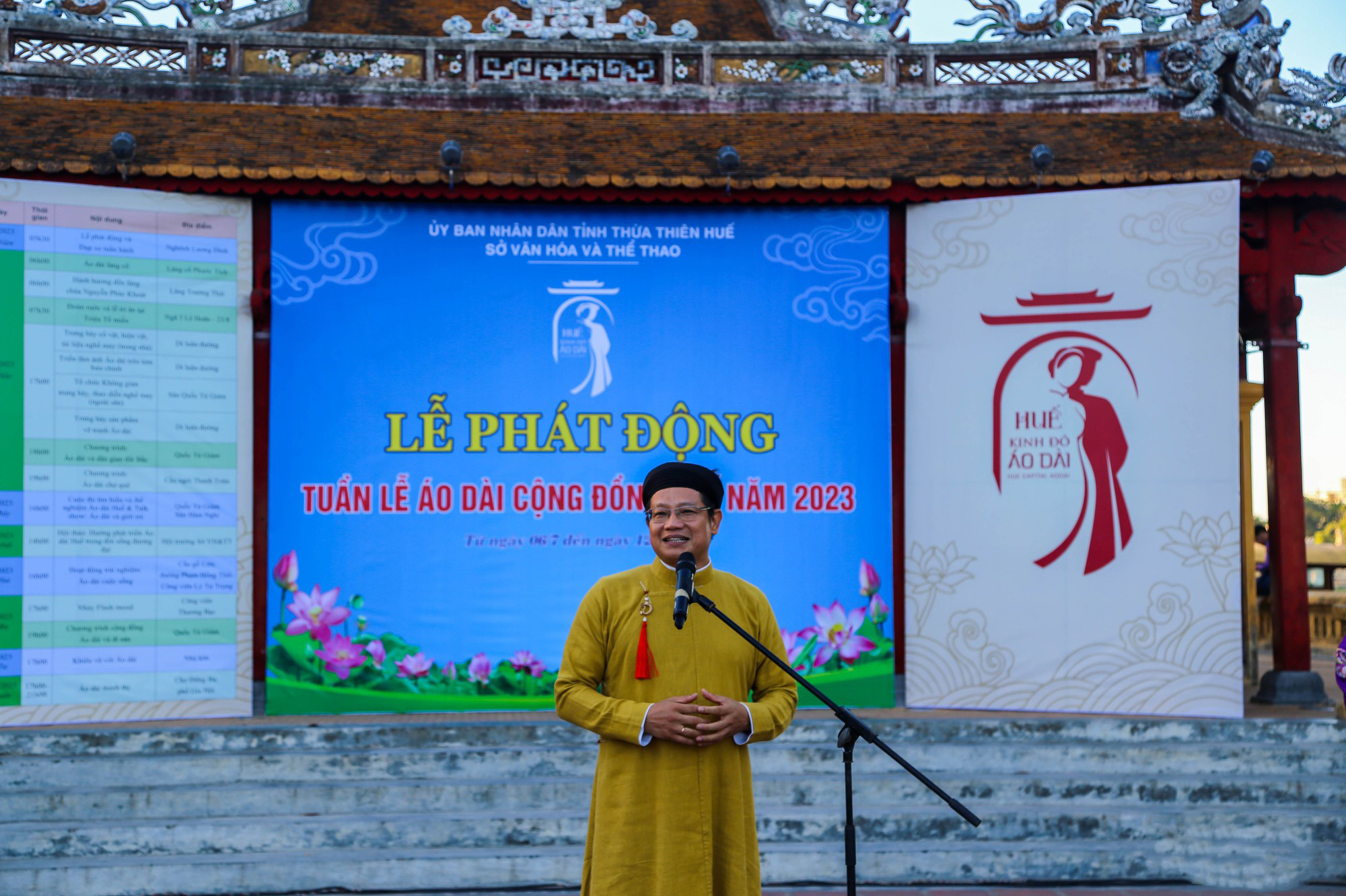 Phan Thanh Hai, director de dicho Servicio, destacó que la Semana contribuye a difundir los valores del Ao dai típico de Hue y construir la imagen del turismo local asociado con esa prenda.