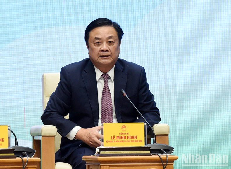 El ministro de Agricultura y Desarrollo Rural, Le Minh Hoan, en el evento. El ministro de Agricultura y Desarrollo Rural, Le Minh Hoan, en el evento.