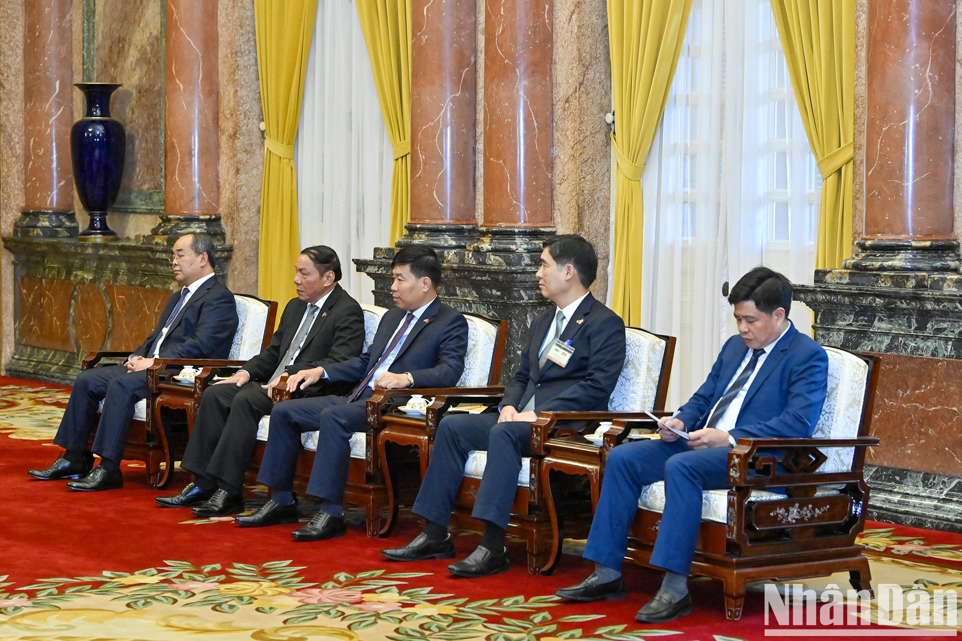 Delegados vietnamitas en el evento. Delegados vietnamitas en el evento.