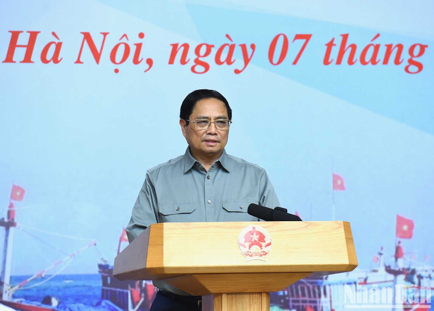 El primer ministro de Vietnam, Pham Minh Chinh, preside la reunión. El primer ministro de Vietnam, Pham Minh Chinh, preside la reunión.