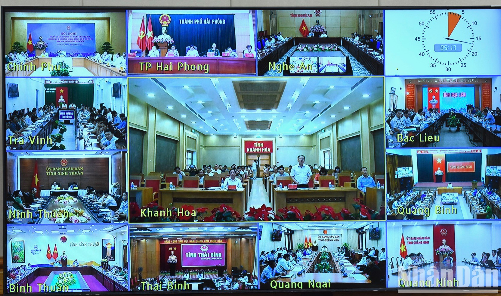 La conferencia virtual con conexión con representantes de 28 provincias y ciudades costeras. La conferencia virtual con conexión con representantes de 28 provincias y ciudades costeras.