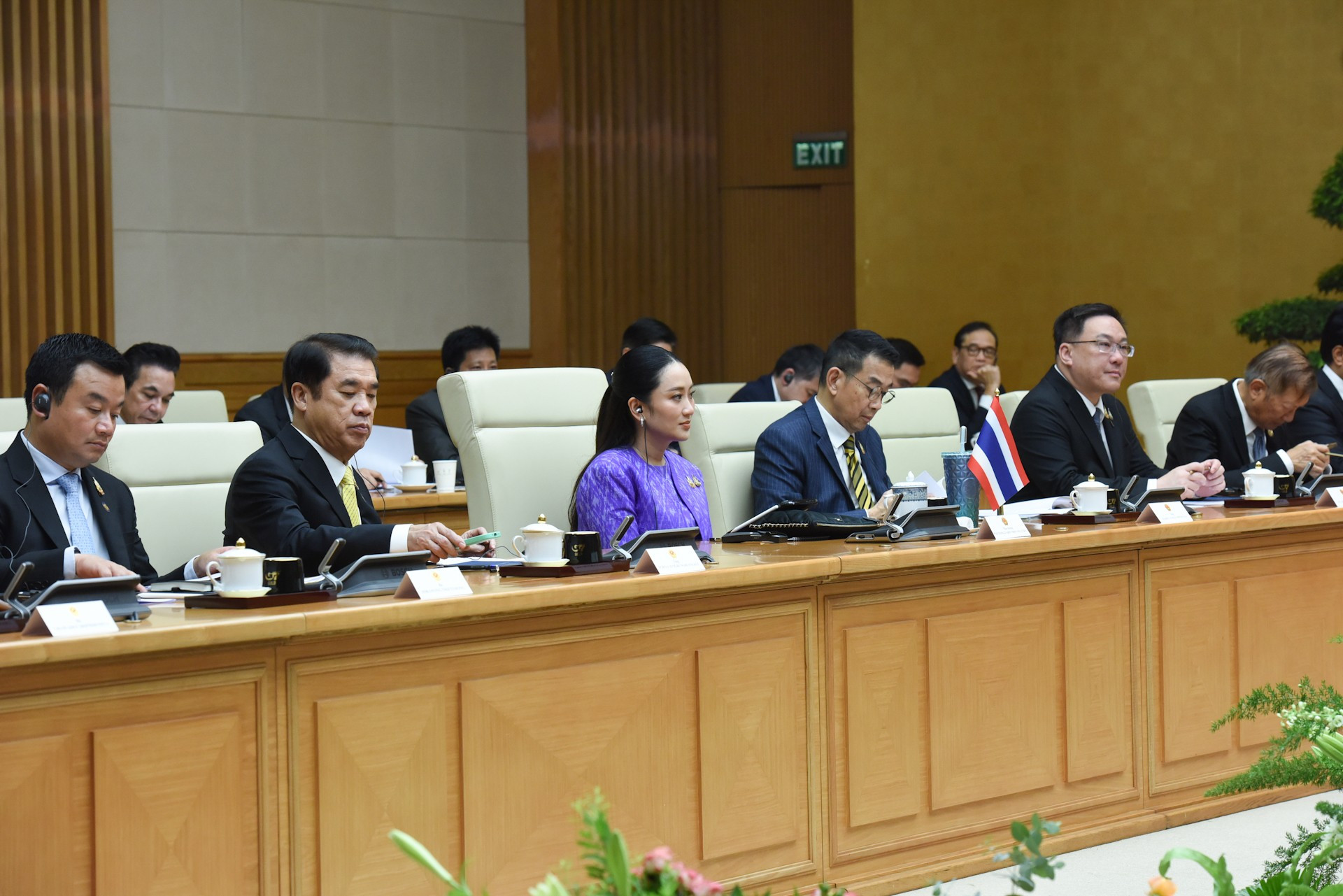 La delegación de Tailandia en el evento. La delegación de Tailandia en el evento.