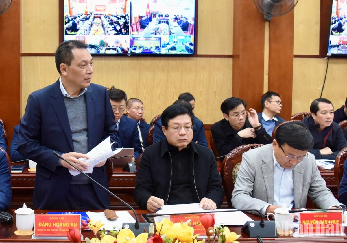 Habla Dang Hoang An, presidente del Consejo de Miembros de la EVN.