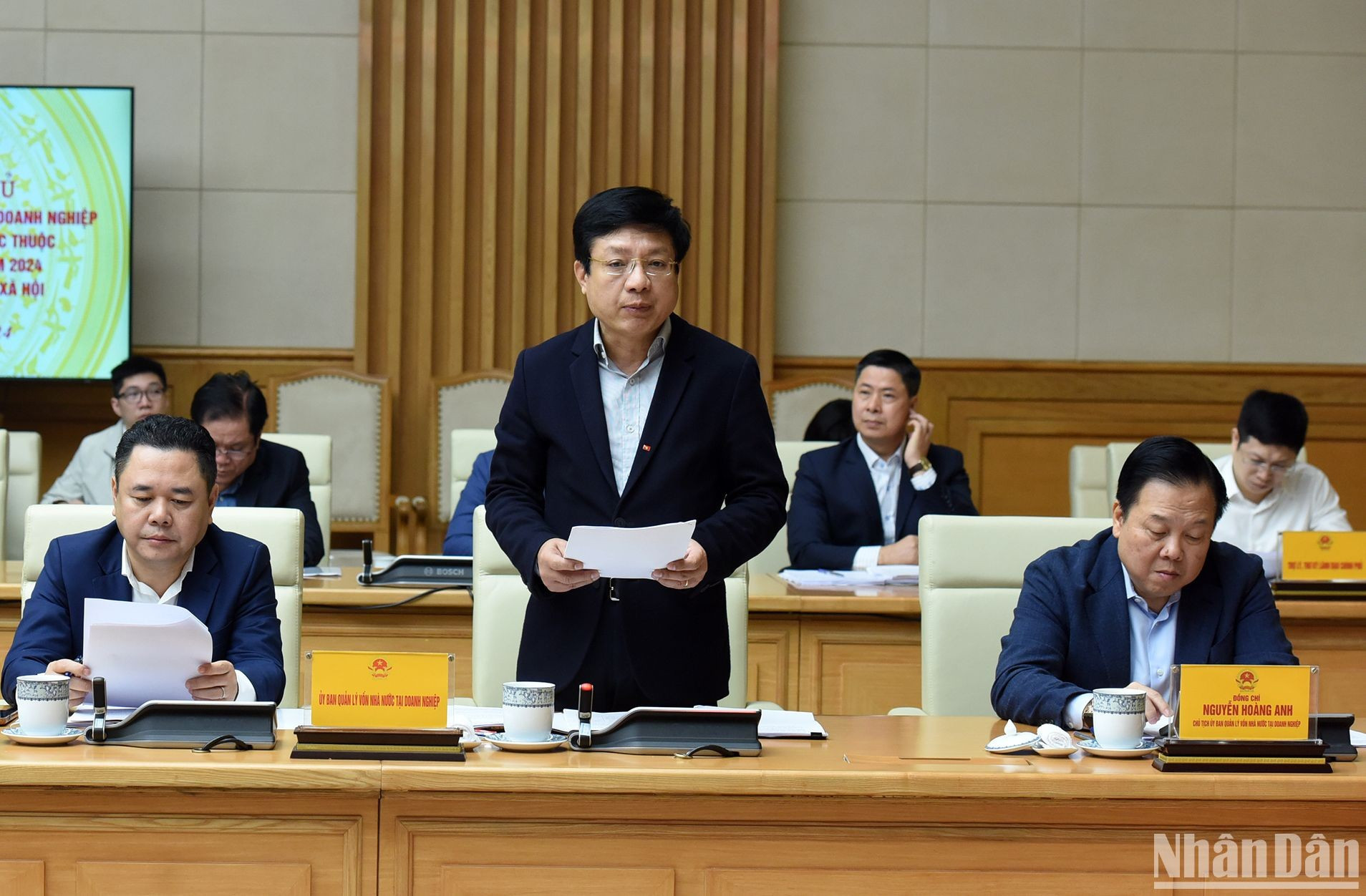 Ho Sy Hung, vicepresidente del Comité de Gestión del Capital Estatal en las empresas, en la cita. Ho Sy Hung, vicepresidente del Comité de Gestión del Capital Estatal en las empresas, en la cita.