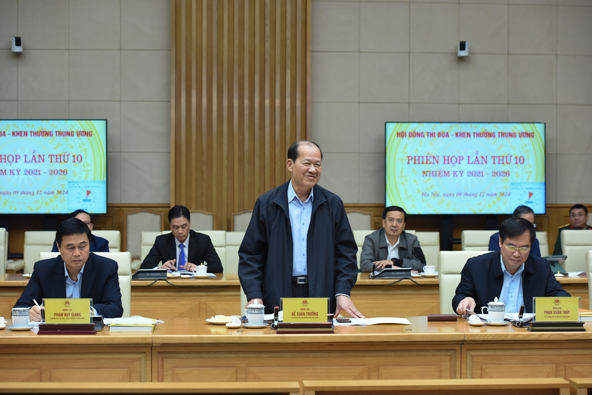 Be Xuan Truong, presidente de la Asociación de Veteranos de Guerra de Vietnam, en el evento. Be Xuan Truong, presidente de la Asociación de Veteranos de Guerra de Vietnam, en el evento.