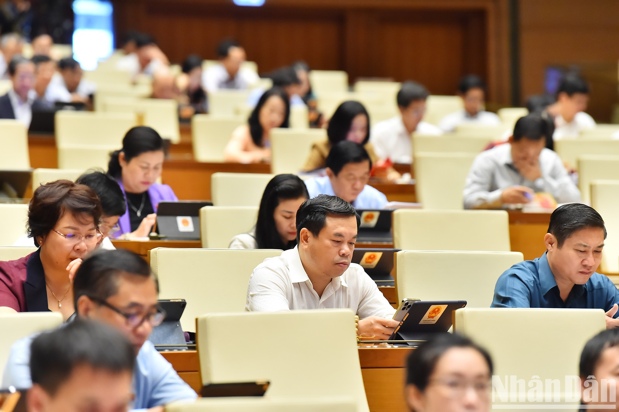 Diputados asistentes a la sesión.