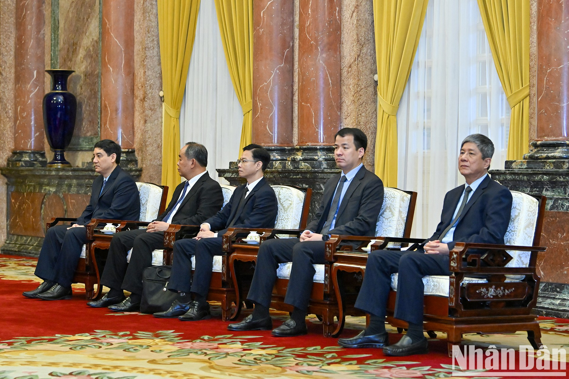 Delegados vietnamitas en el evento. Delegados vietnamitas en el evento.