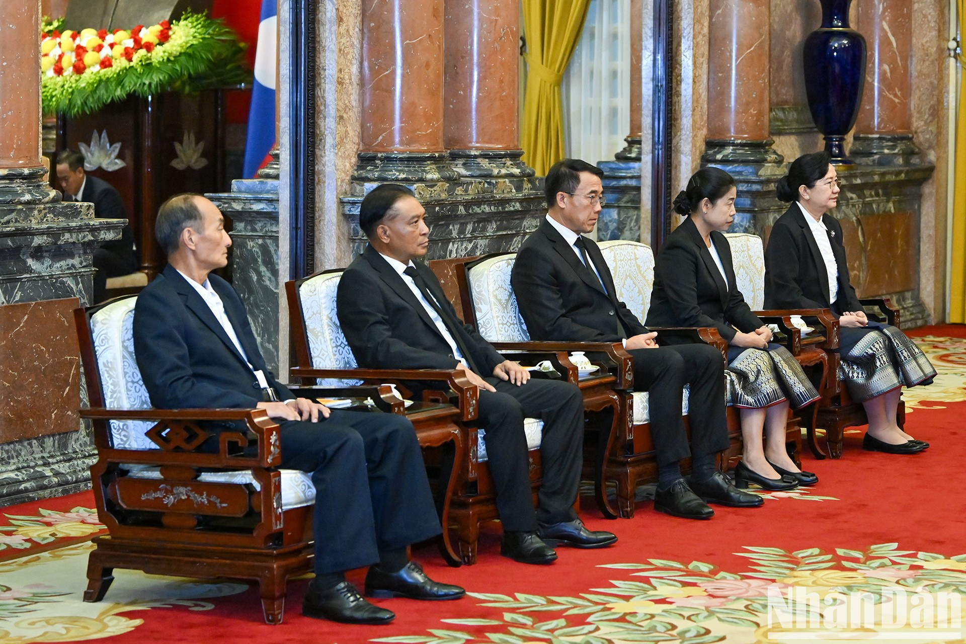 La delegación de Laos en el encuentro. La delegación de Laos en el encuentro.