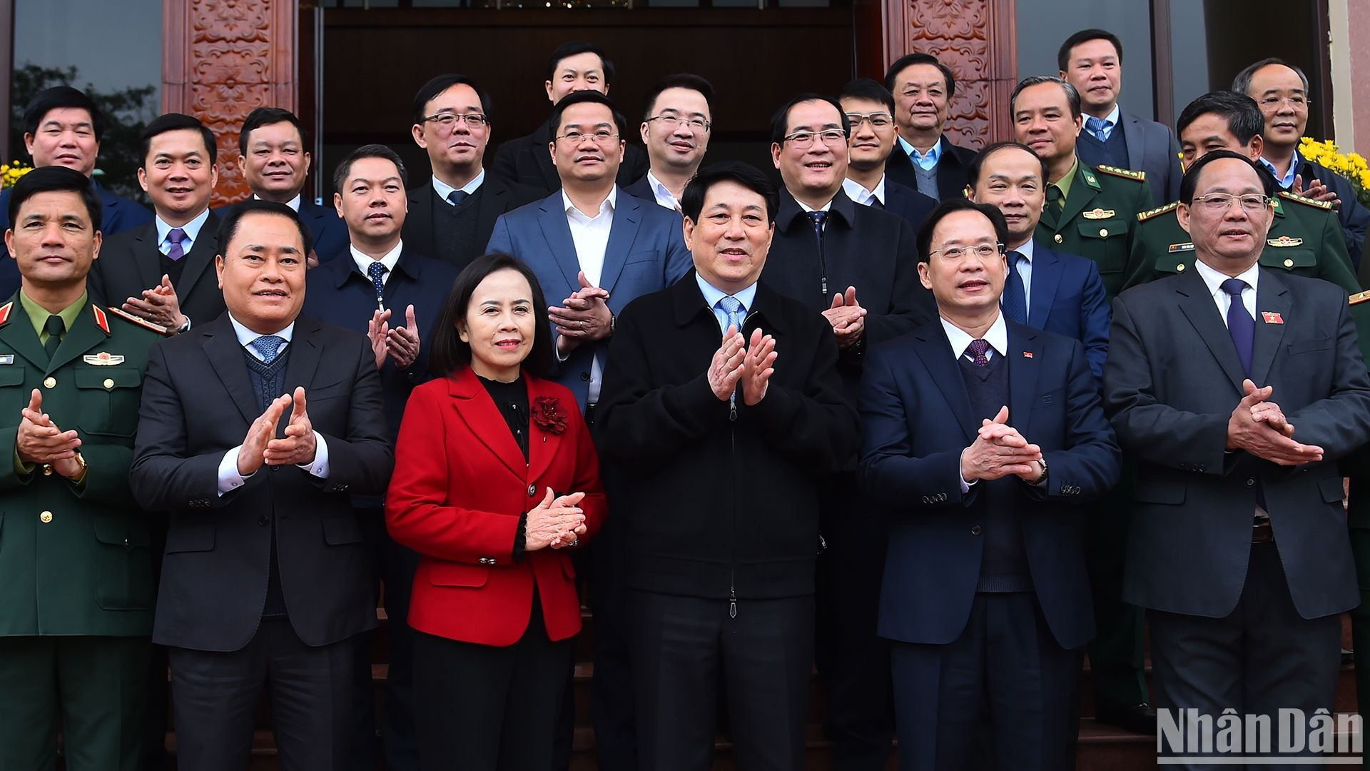 Los delegados en la cita. Los delegados en la cita.