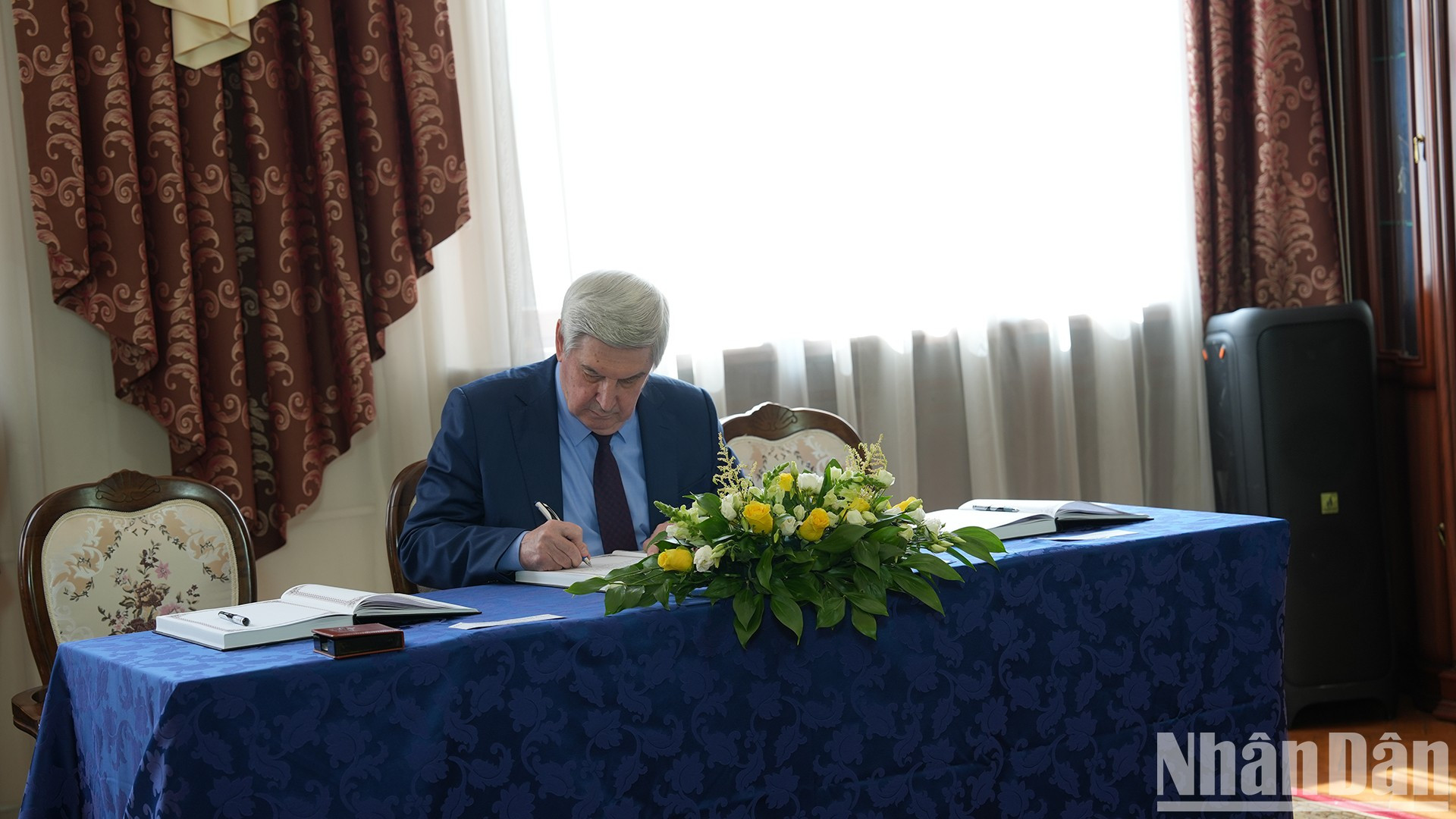 Iván Melnikov, primer vicepresidente de la Duma Estatal rusa en el evento. Iván Melnikov, primer vicepresidente de la Duma Estatal rusa en el evento.