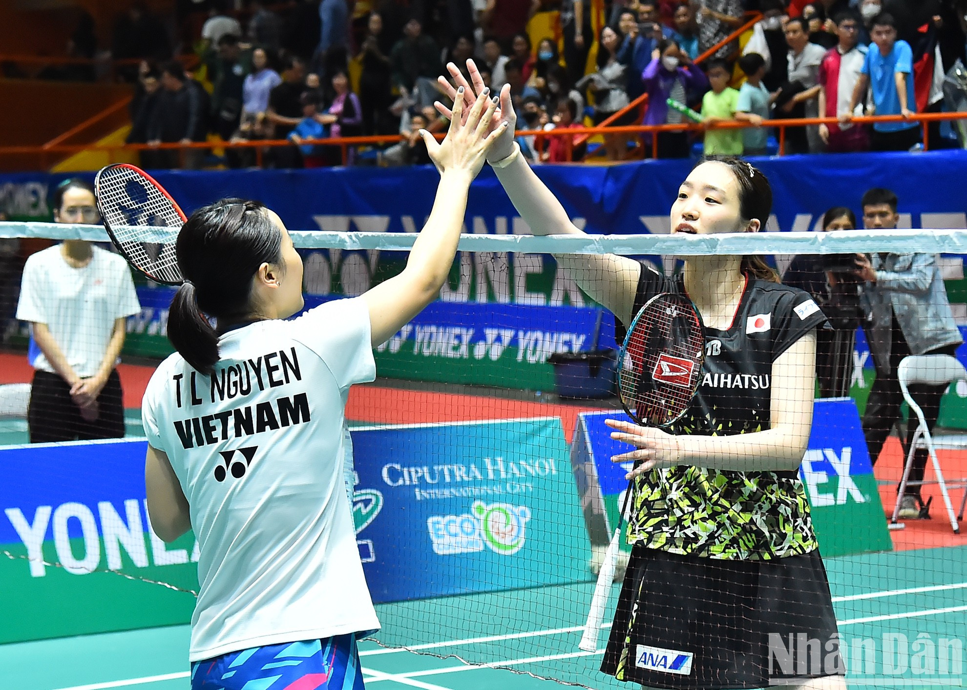 La victoria ante la japonesa demuestra el notable avance de Thuy Linh. La victoria ante la japonesa demuestra el notable avance de Thuy Linh.