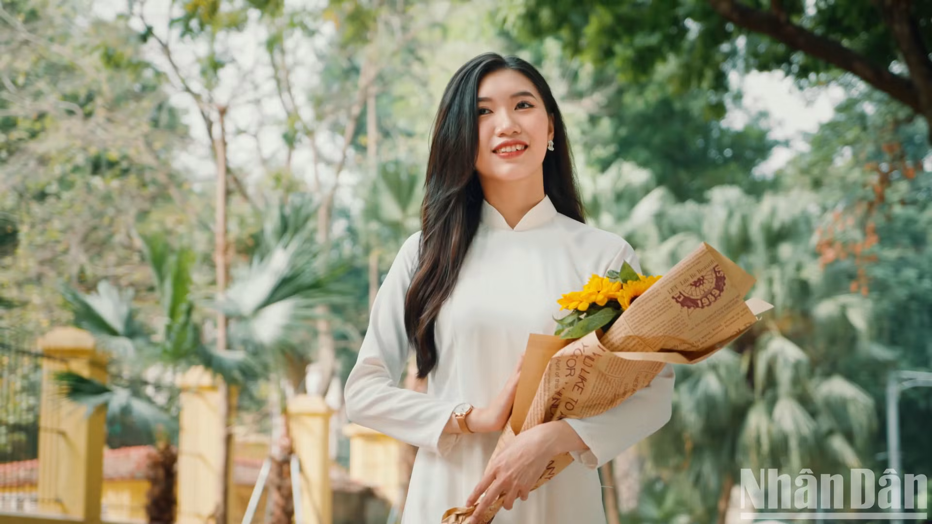 La fresca belleza de una muchacha vietnamita.