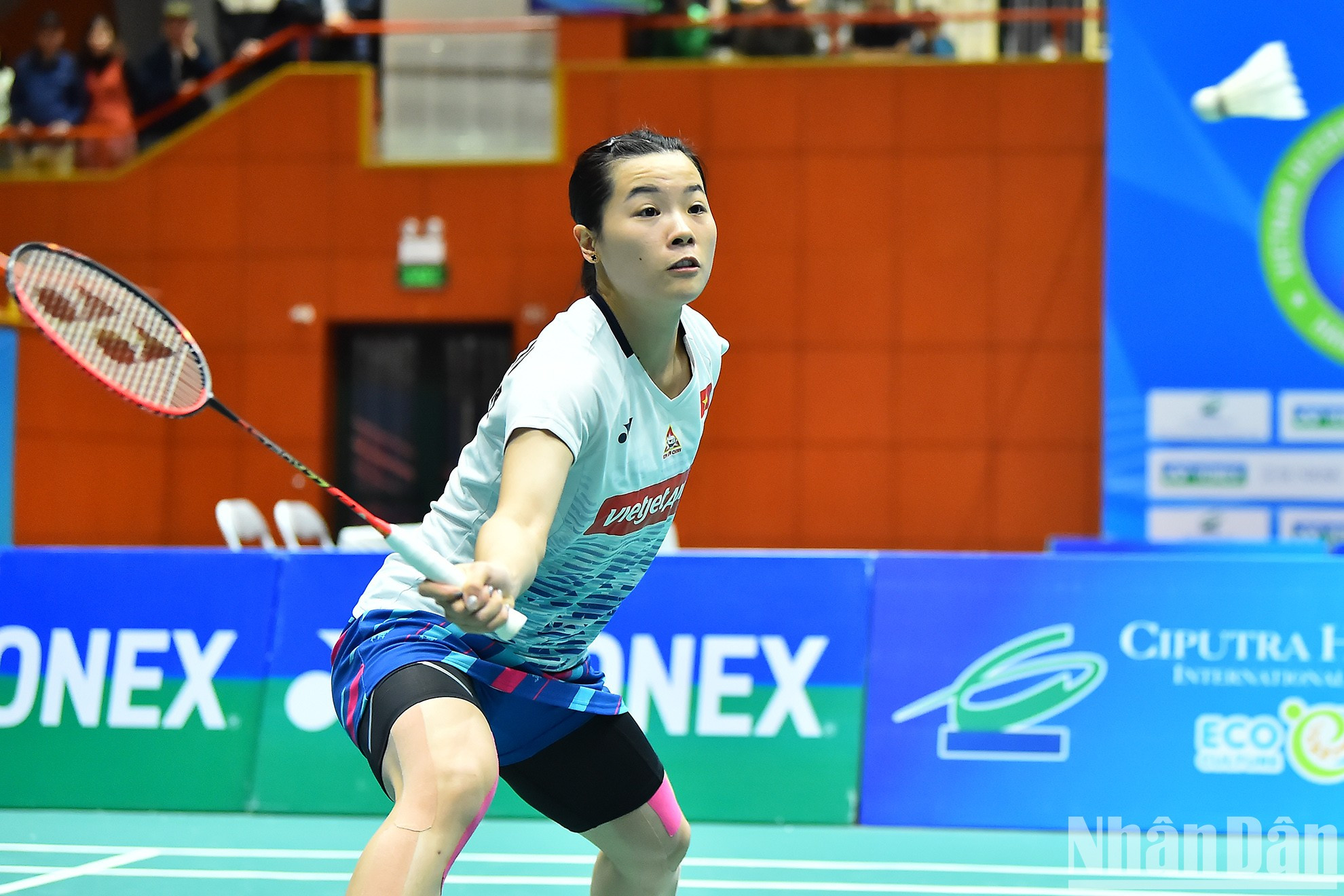 La jugadora vietnamita desarrolló una estrategia inteligente para impedir las anotaciones de su oponente. La jugadora vietnamita desarrolló una estrategia inteligente para impedir las anotaciones de su oponente.