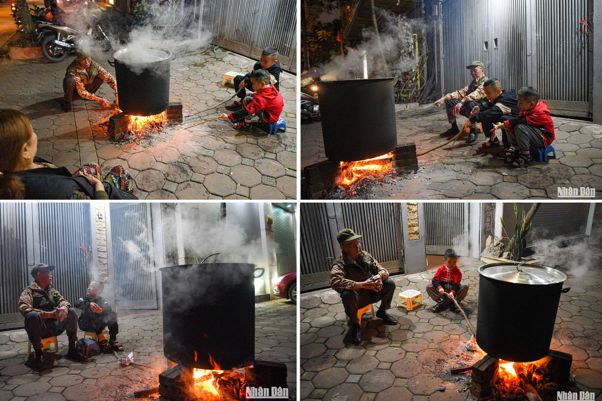 De acuerdo con Minh Chau, elaborar los pasteles del Tet no solo enseña a los niños las tradiciones del país, sino también brinda un espacio de reunión para los miembros de la familia. De acuerdo con Minh Chau, elaborar los pasteles del Tet no solo enseña a los niños las tradiciones del país, sino también brinda un espacio de reunión para los miembros de la familia.