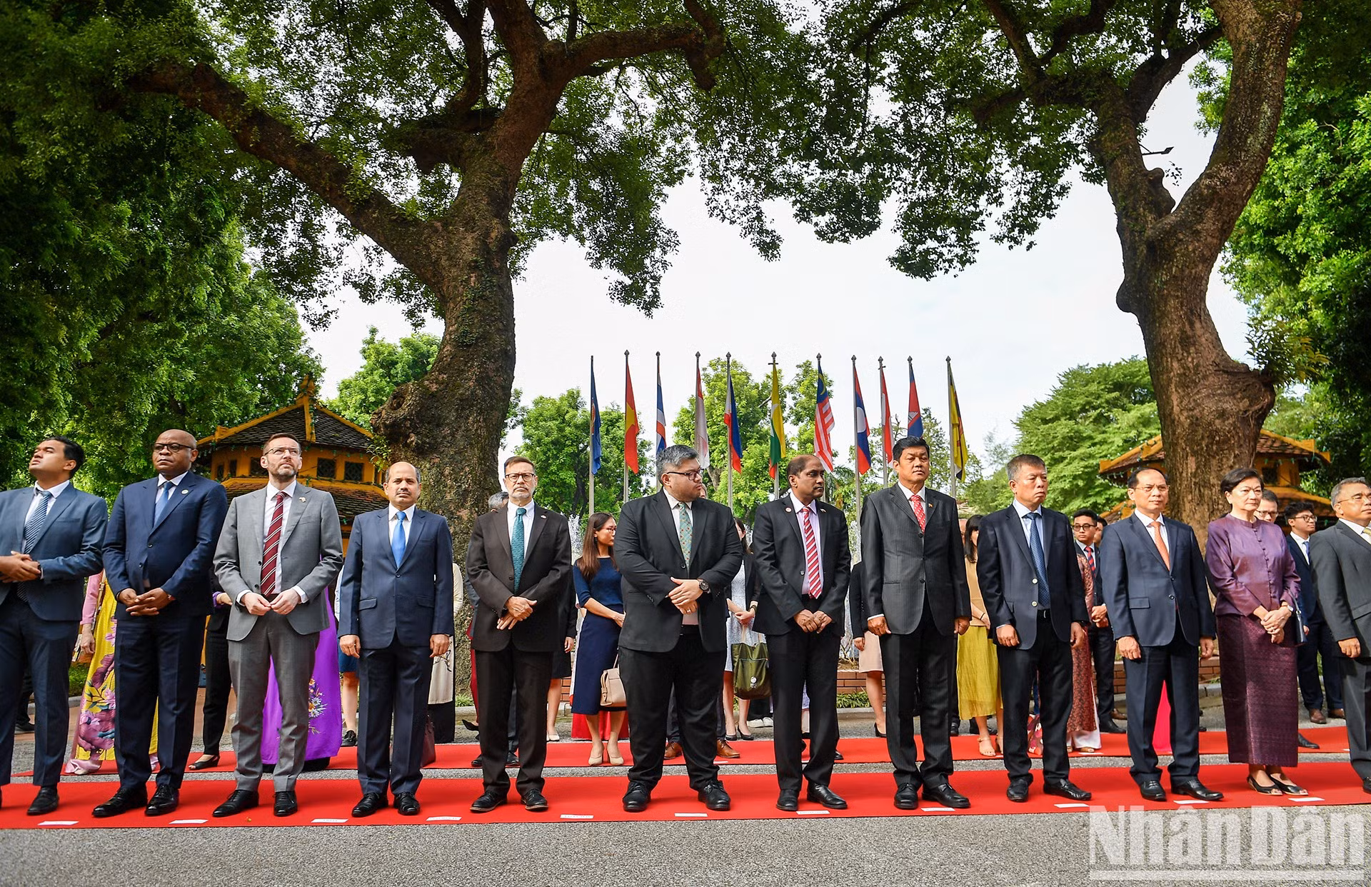 Los delegados en el evento.
