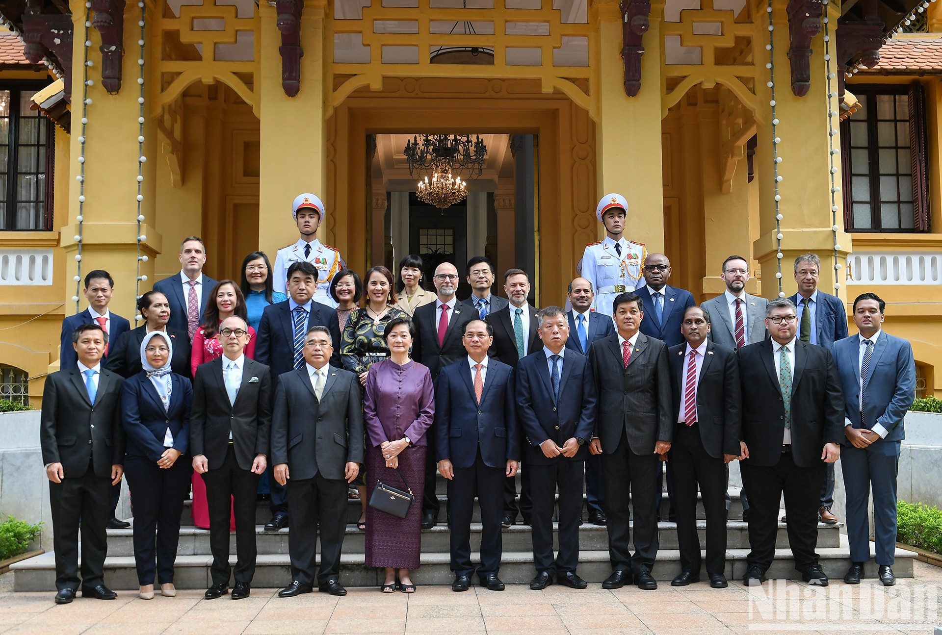 Los delegados en el evento. Los delegados en el evento.
