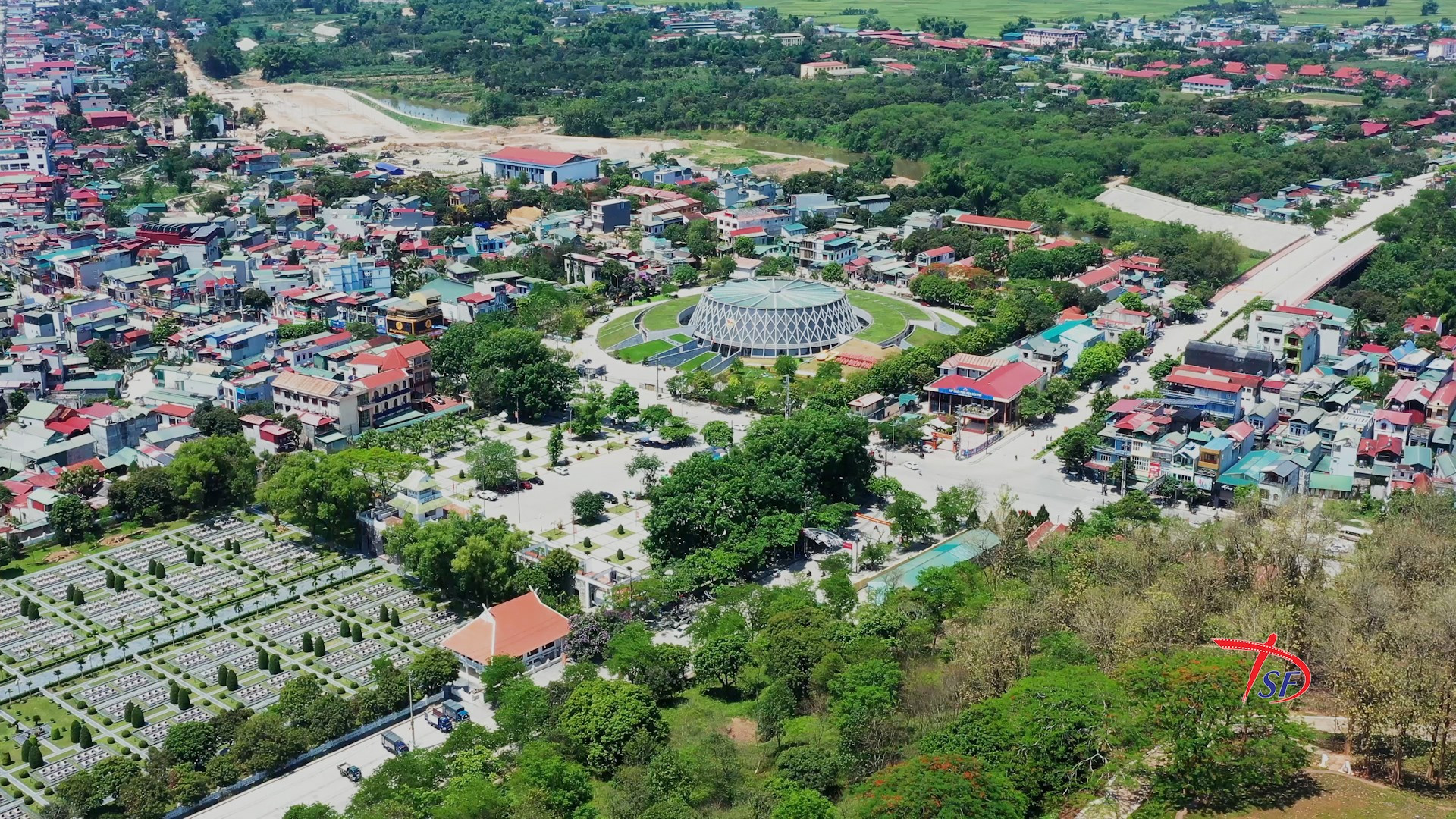 Dien Bien desde arriba.