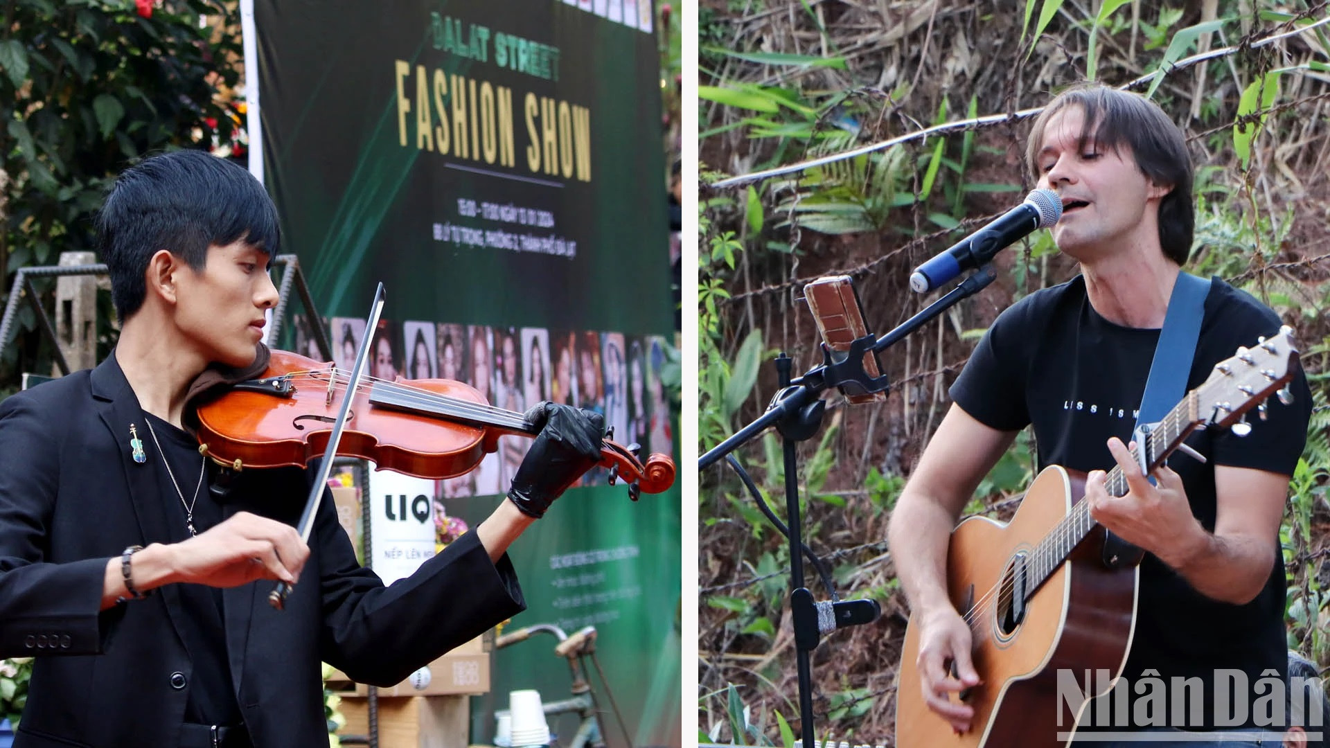 En el marco del programa de moda callejera actuaron varias bandas y solistas nacionales y extranjeros de saxofón y violín. En el marco del programa de moda callejera actuaron varias bandas y solistas nacionales y extranjeros de saxofón y violín.