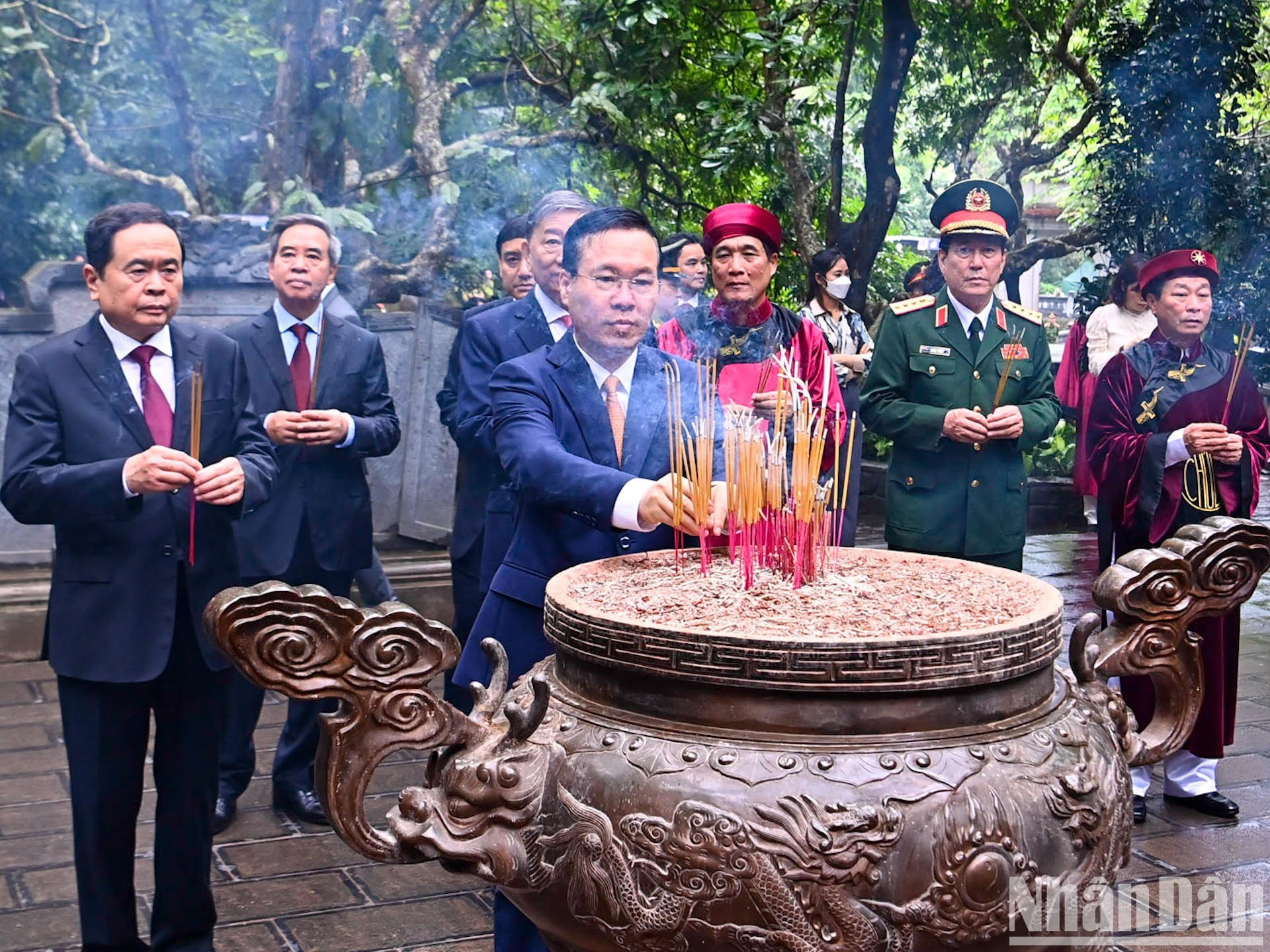 El presidente del país, Vo Van Thuong.
