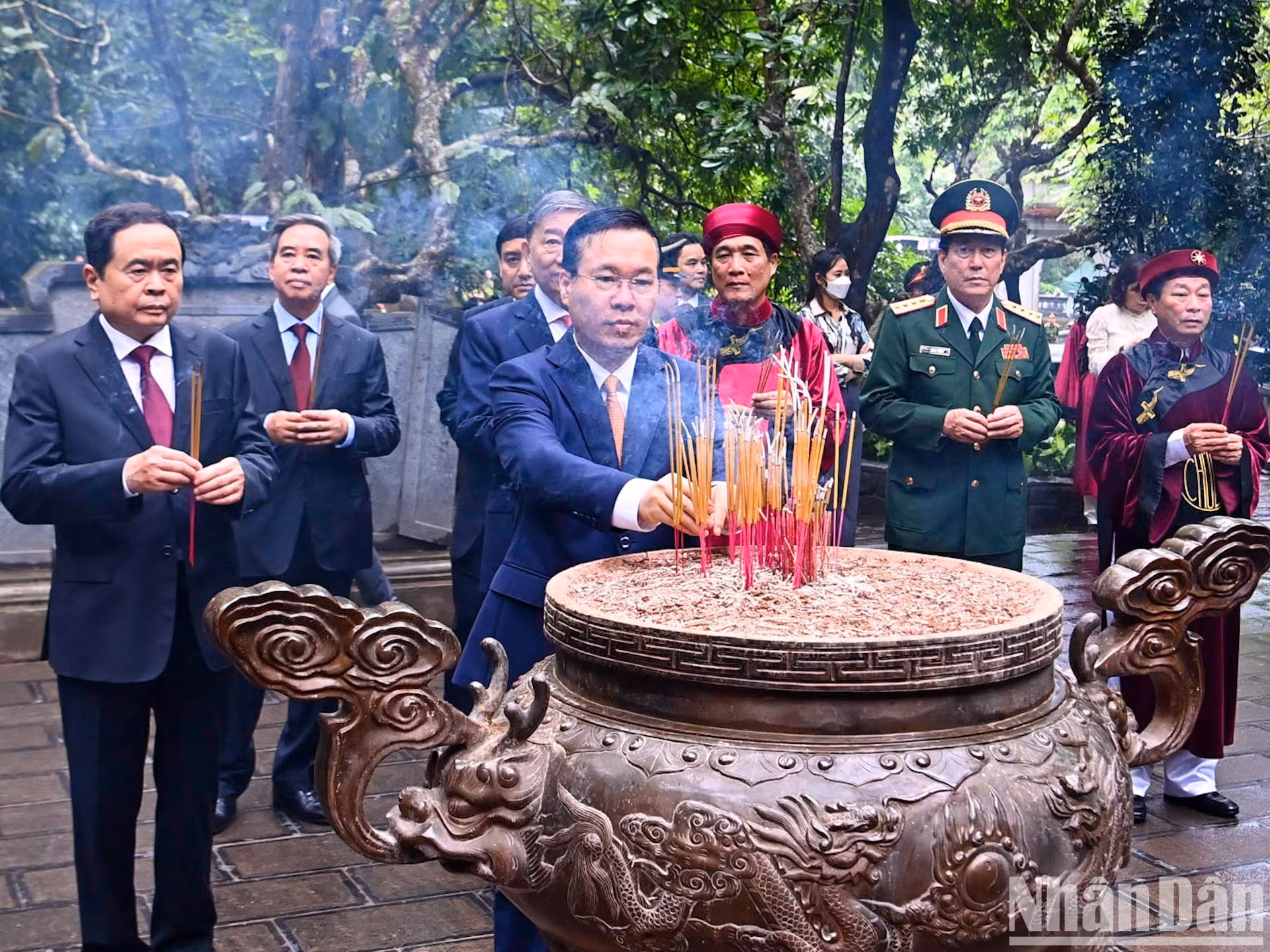 El presidente del país, Vo Van Thuong.