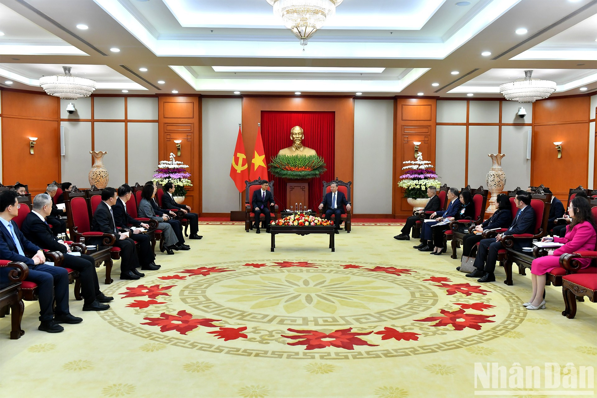 Panorama de la cita, efectuada en Hanói.