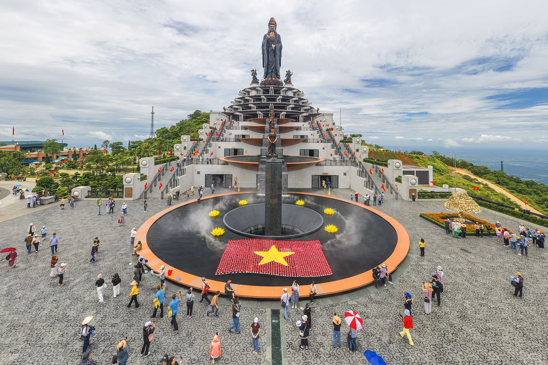 La zona turística en la montaña de Ba Den, de la sureña provincia de Tay Ninh.