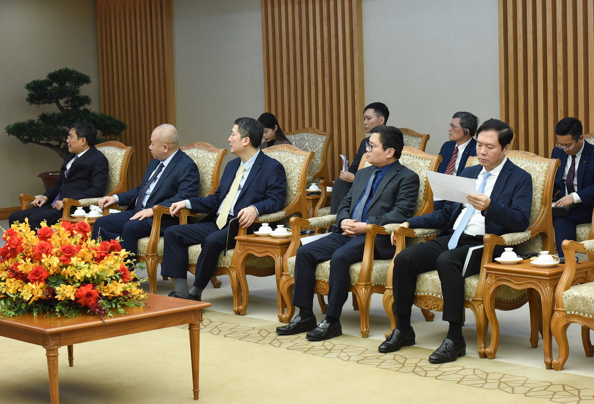 Representantes de Vietnam en el encuentro. Representantes de Vietnam en el encuentro.